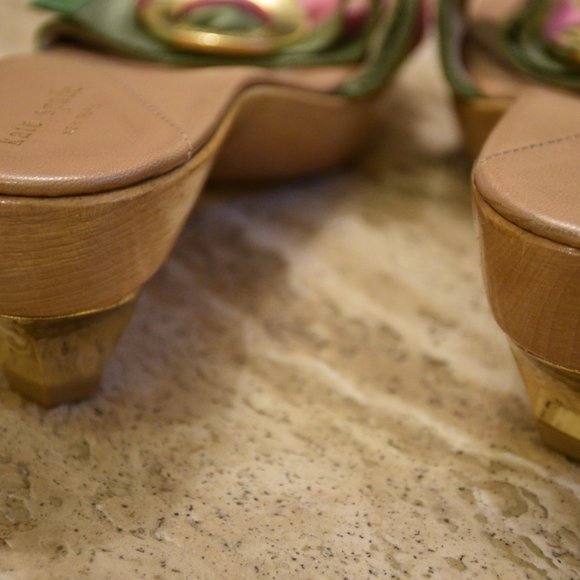 Kate Spade Vintage Mules Slides Sandals Clogs - Picture 6 of 10